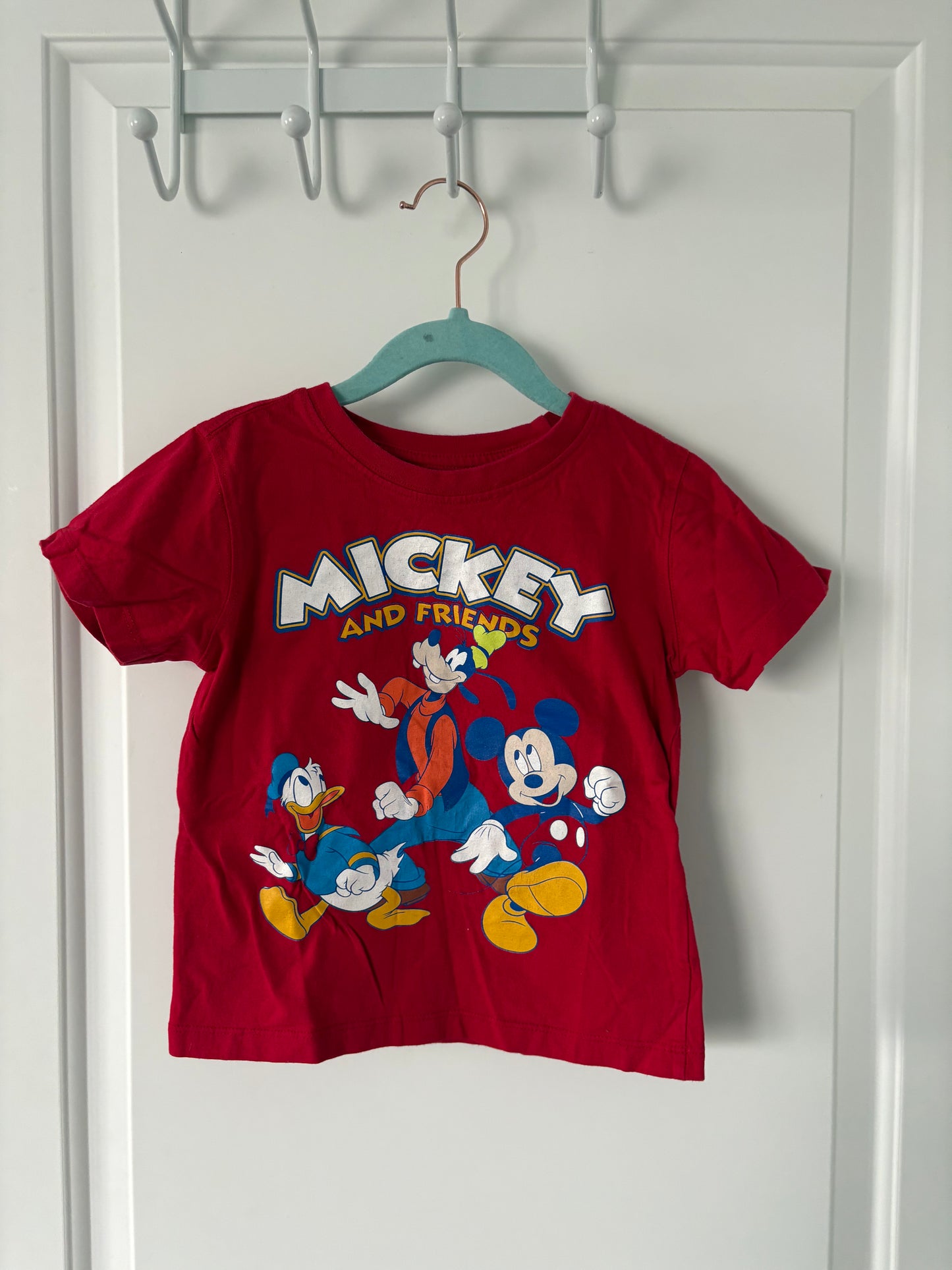 KIDS 5T Red Mickey and Friends