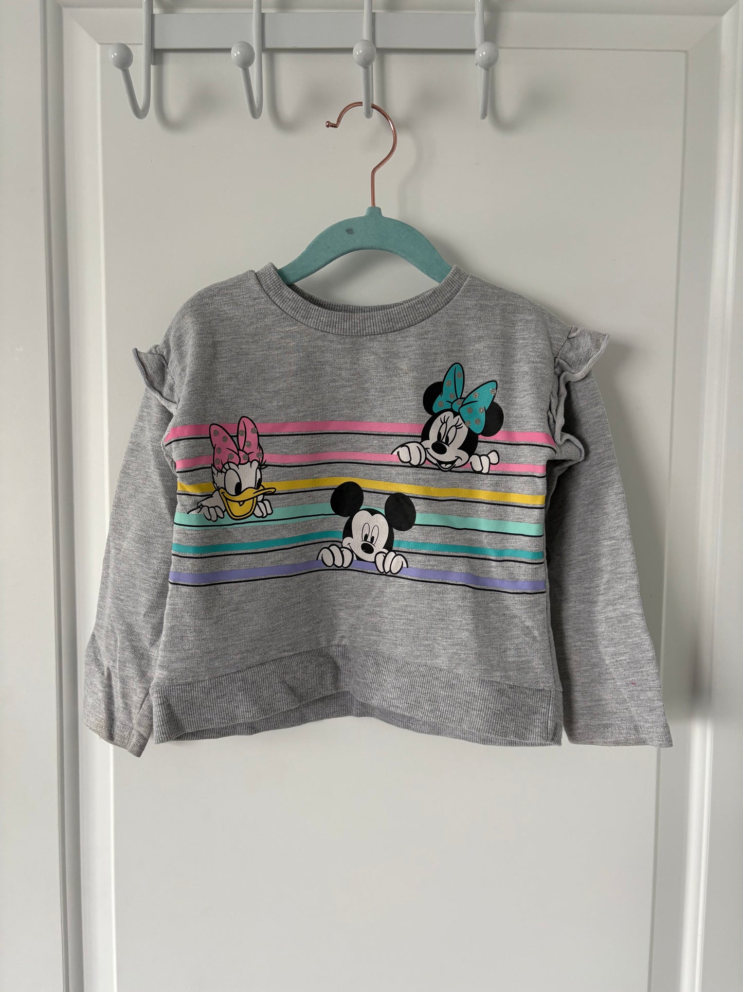 KIDS 4T- Striped Long Sleeve