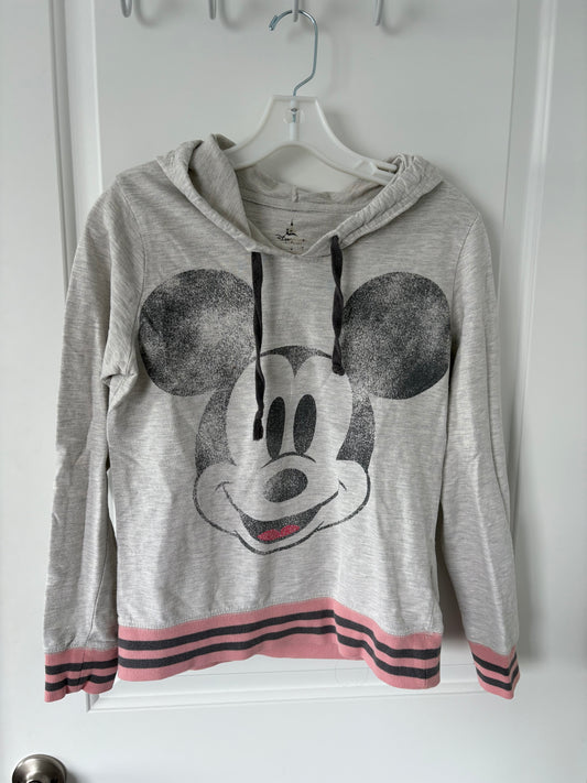 WOMENS S - Faded Pink and Greige Hoodie