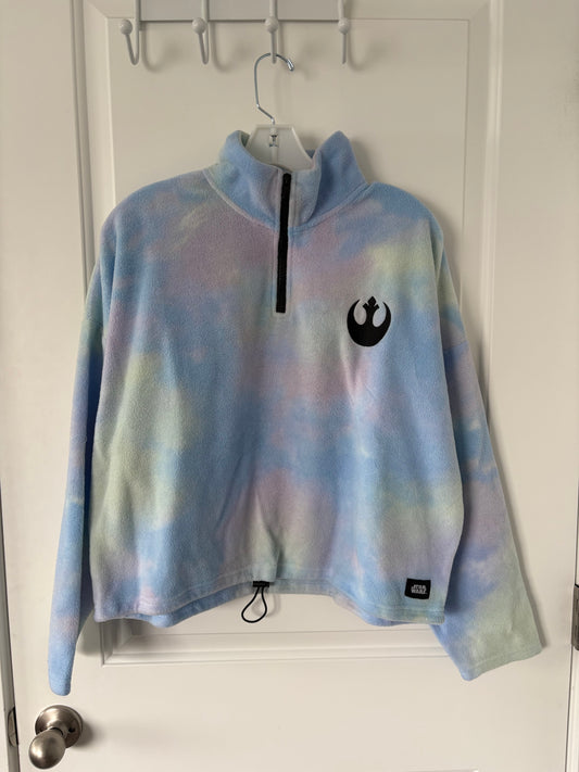 WOMENS XL - Cropped Pastel Star Wars Fleece